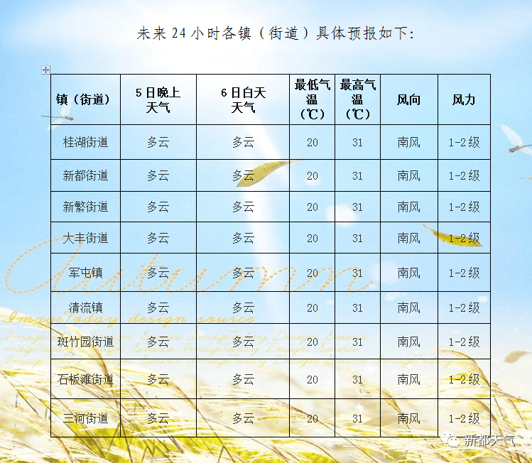 新靖镇天气预报更新通知